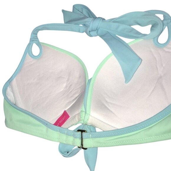 VICTORIA'S SECRET 3 PIECE INTERCHANGEABLE SWIM SUIT TOPS MEDIUM & 34B, BOTTOM’S - Picture 7 of 7